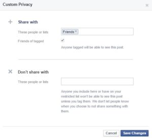 How To Status Update TO Specific People On Facebook-infogalaxy.in