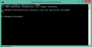 command prompt internet speed test