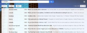 How to read all unread mails by just few clicks