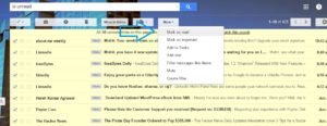 How to read all unread mails by just few clicks