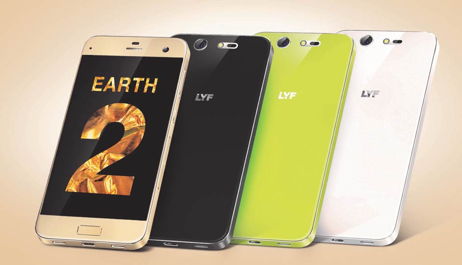 LYF Earth 2 launched with Retina Scanner.
