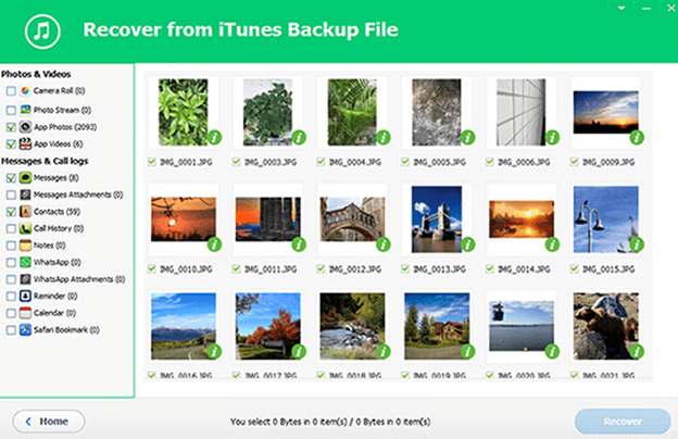 How to view and Extract  iTunes backup content